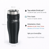 Thermos Termo mug 470 ml King – Negro