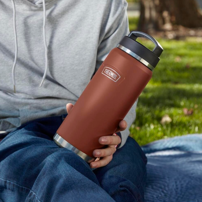 Thermos Botella hidratación Icon acero inoxidable 1,2 L – Saddle