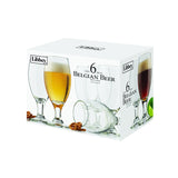Libbey Set 6 copas cerveza Belgian 429 ml