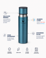Thermos Termo líquido acero inoxidable Everynight Glacier 500 ml