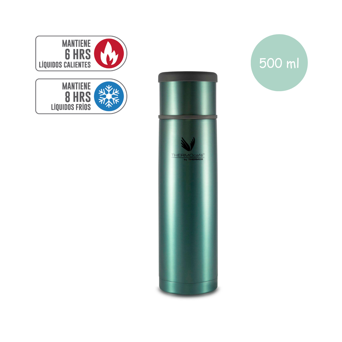 Thermos Termo líquido acero inoxidable Everynight Glacier 500 ml