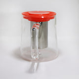 Tetera borosilicato filtro 850 ml – Salmón