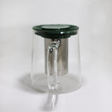 Tetera borosilicato filtro 850 ml – Verde
