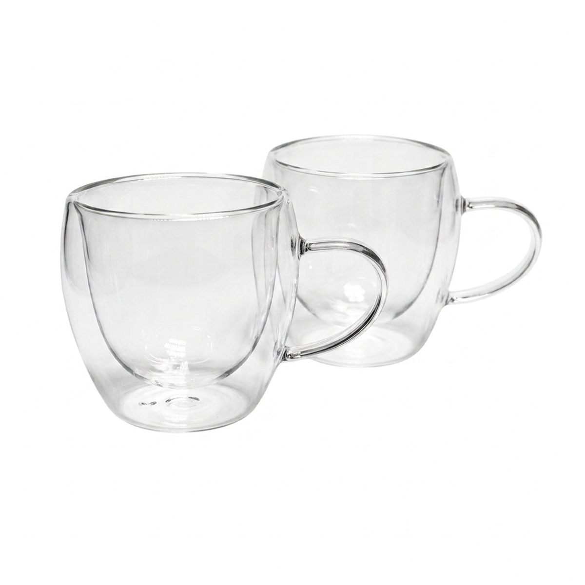 Set 2 tazas espresso doble pared boro 80 ml