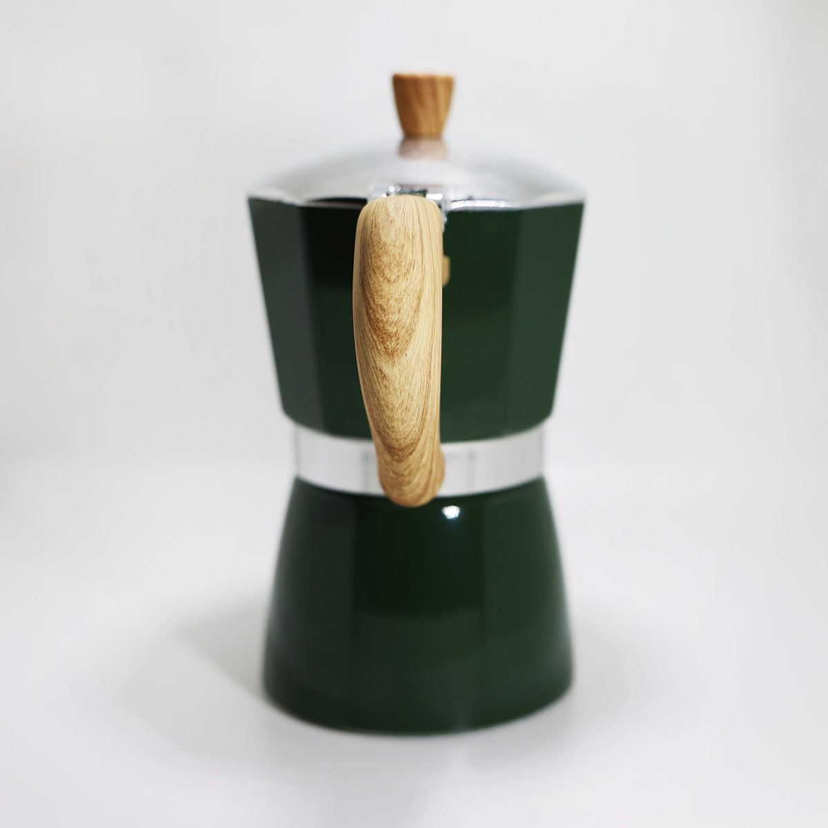 Cafetera italiana aluminio 6 tazas 300 ml – Verde