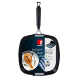 Bergner Grill aluminio forjado midnight blue 28x28cm