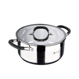 Bergner Olla c/tapa 24 cm acero inoxidable midnight blue