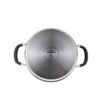 Bergner Olla c/tapa 24 cm acero inoxidable midnight blue