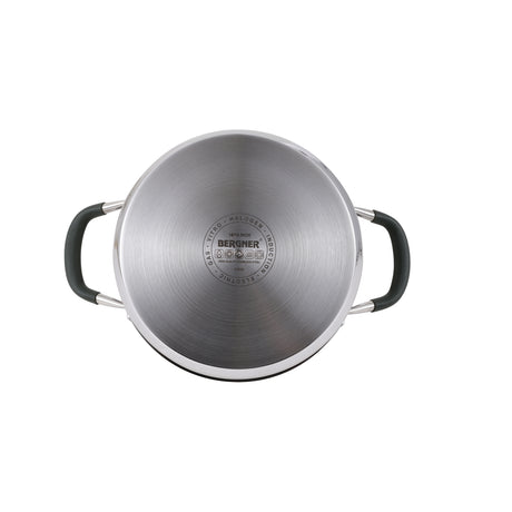 Bergner Olla c/tapa 24 cm acero inoxidable midnight blue