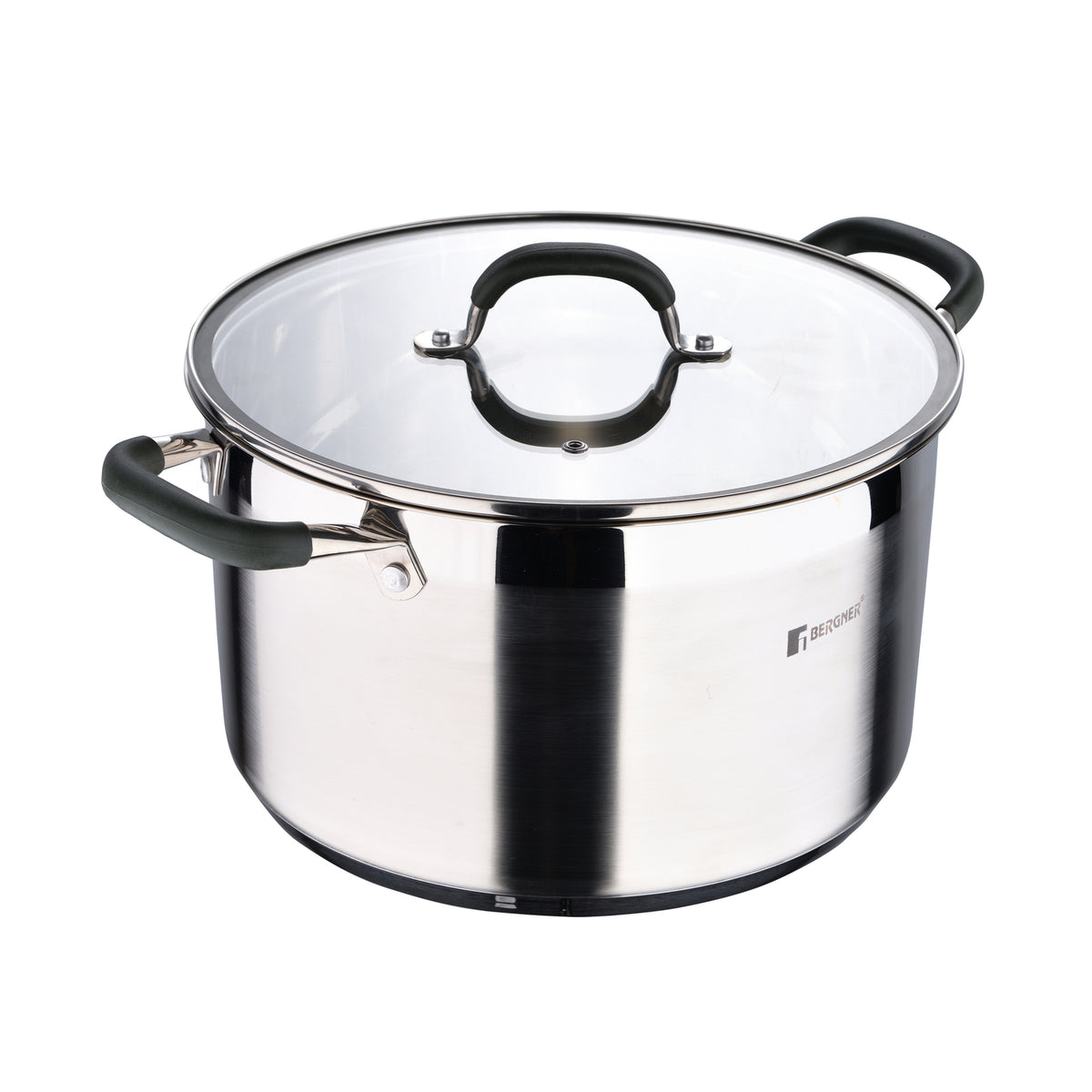 Bergner Olla c/tapa 28 cm acero inoxidable midnight blue