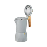 Bergner Cafetera aluminio Cemento 6 tazas