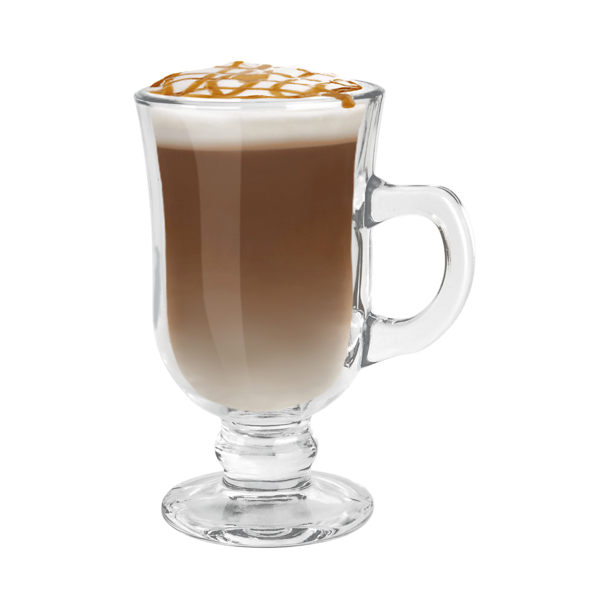 Set 6 tazas macchiato vidrio 120 ml