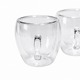 Set 2 tazas espresso doble pared boro 80 ml