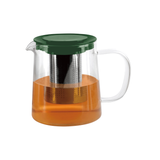 Tetera borosilicato filtro 850 ml – Verde