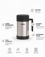 Thermos Termo comida acero 470 ml con asa