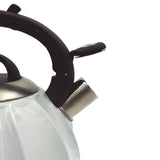Tetera acero inoxidable Bari blanca 3 L