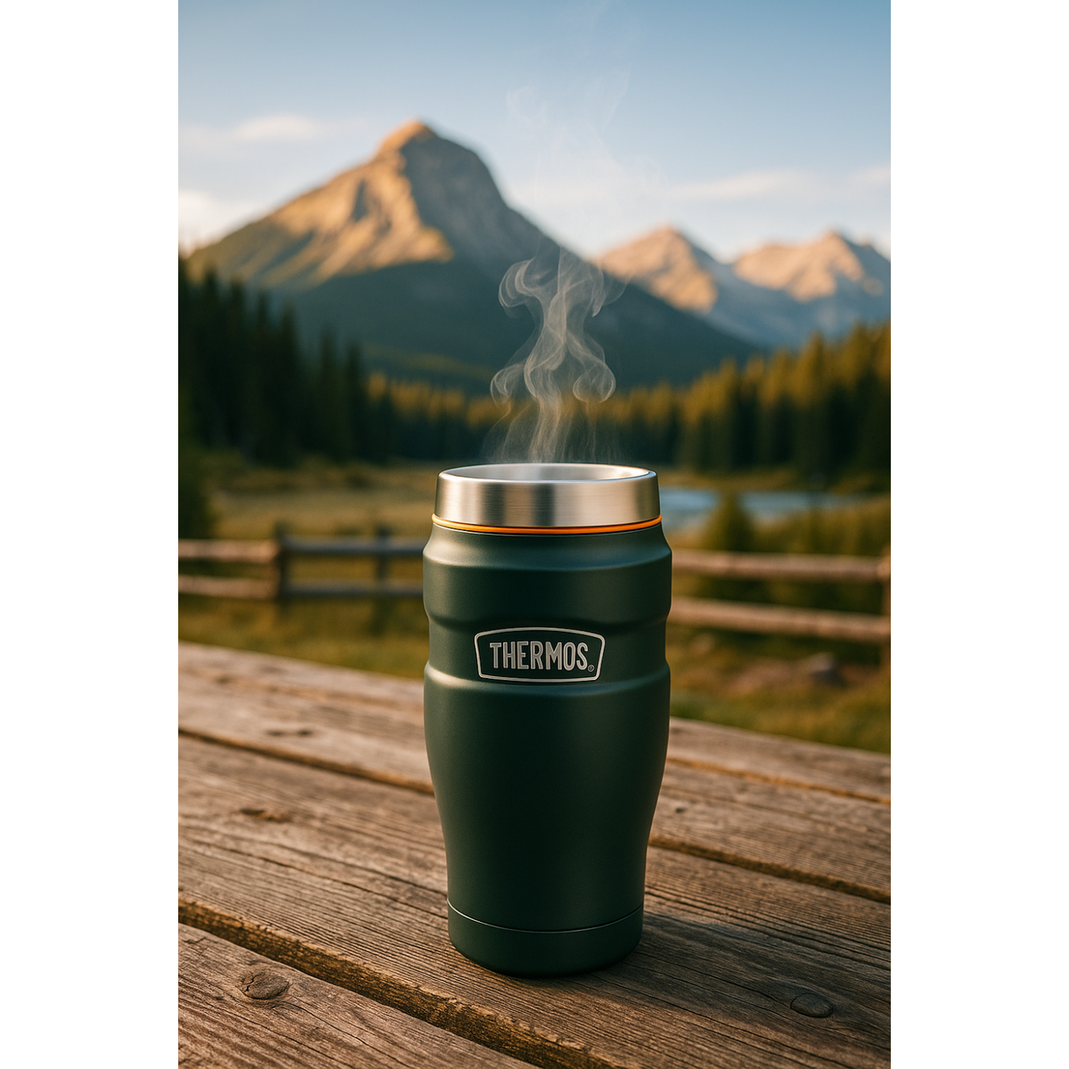 Thermos Termo mug acero inoxidable King 470 ml – Matt Green
