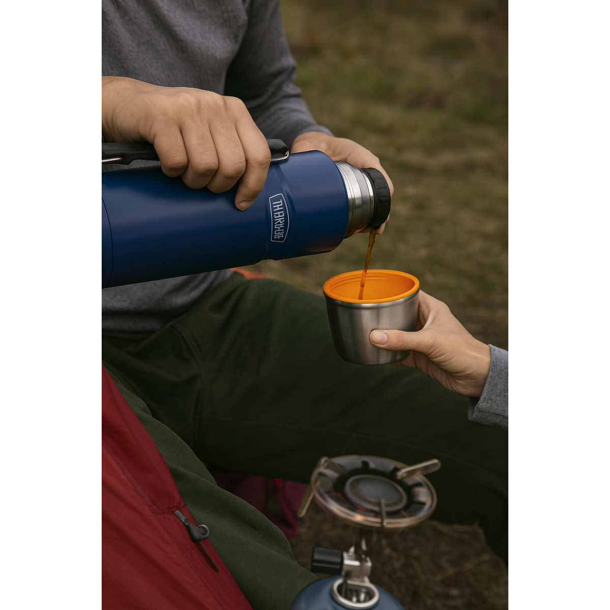 Thermos Termo líquido acero inoxidable King 1,2 L – Matt Navy