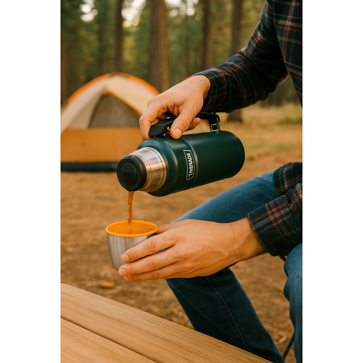 Thermos Termo líquido acero inoxidable King 2 L – Matt Green