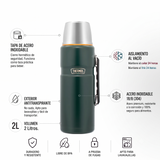 Thermos Termo líquido acero inoxidable King 2 L – Matt Green