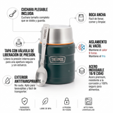Thermos Termo comida acero inoxidable King 470 ml – Matt Green