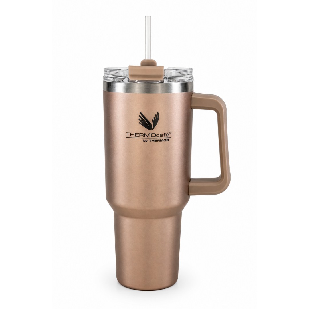 Thermos Vaso térmico Quencher acero inoxidable 1,2 L – Rose
