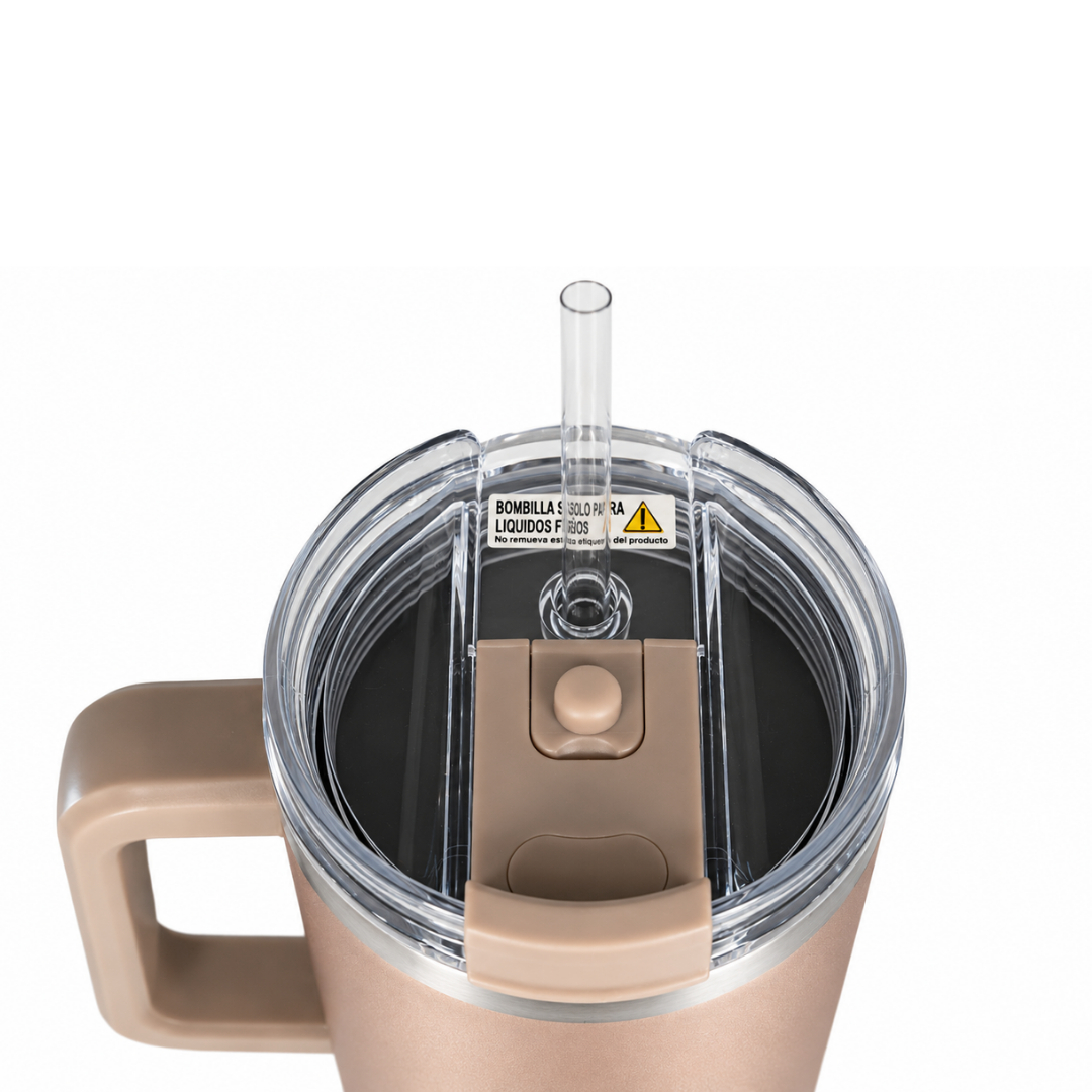 Thermos Vaso térmico Quencher acero inoxidable 1,2 L – Rose