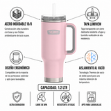 Thermos Travel mug ac inoxidable Icon 1,2 L – Sunset Pink
