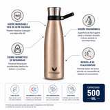 Thermos Botella hidratación acero inoxidable 500 ml – Rose